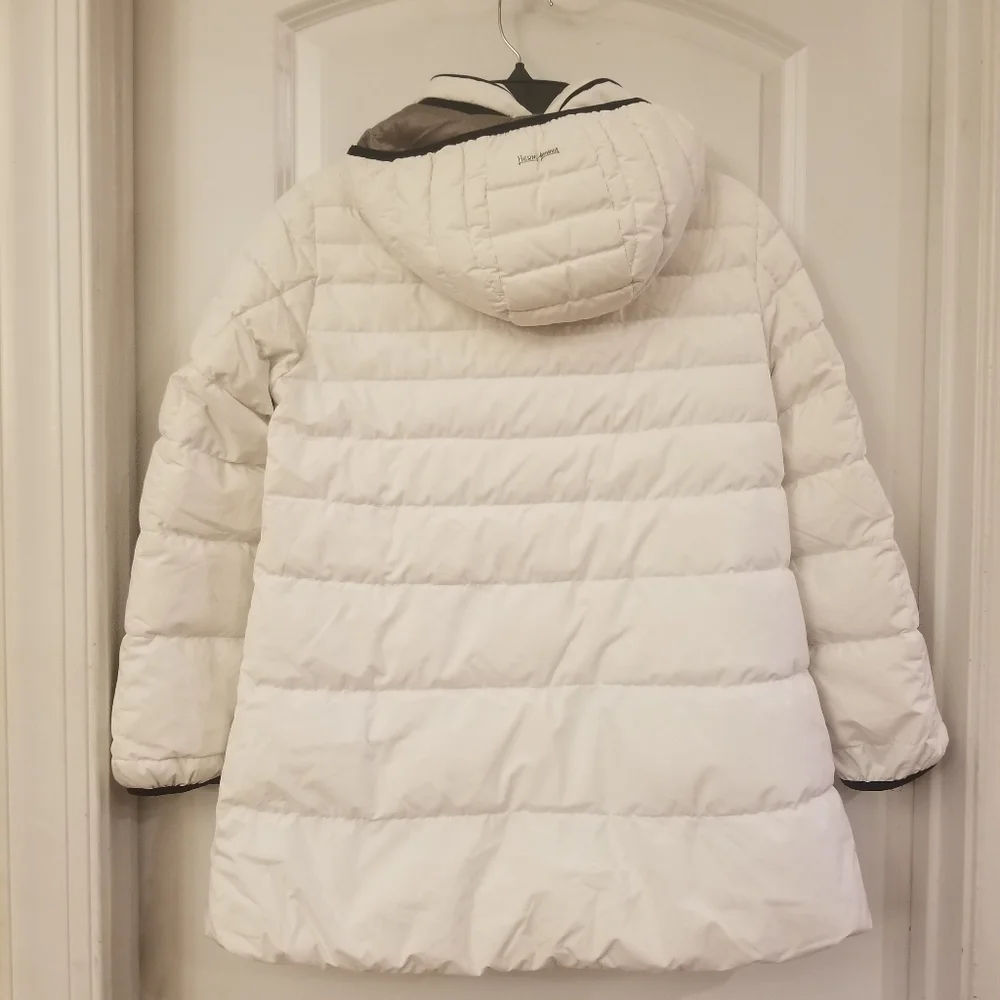 Herno  Women's Gray High-neck Zip-up Padded Jacket  Size S - Picture 6 of 7